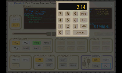 function generator app screenshot