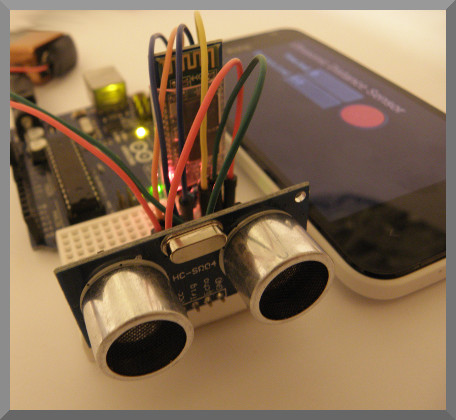 ultrasonic distance demo