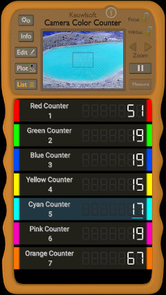 list mode screenshot